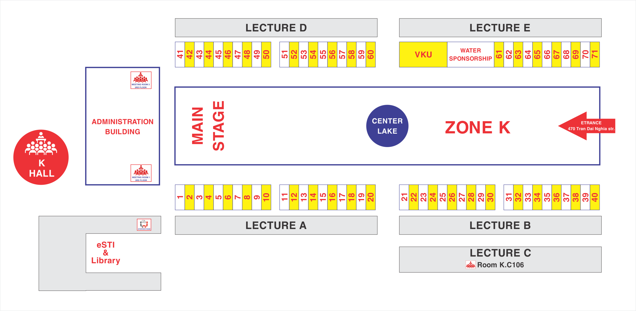 VKU Job Fair 2025 Map